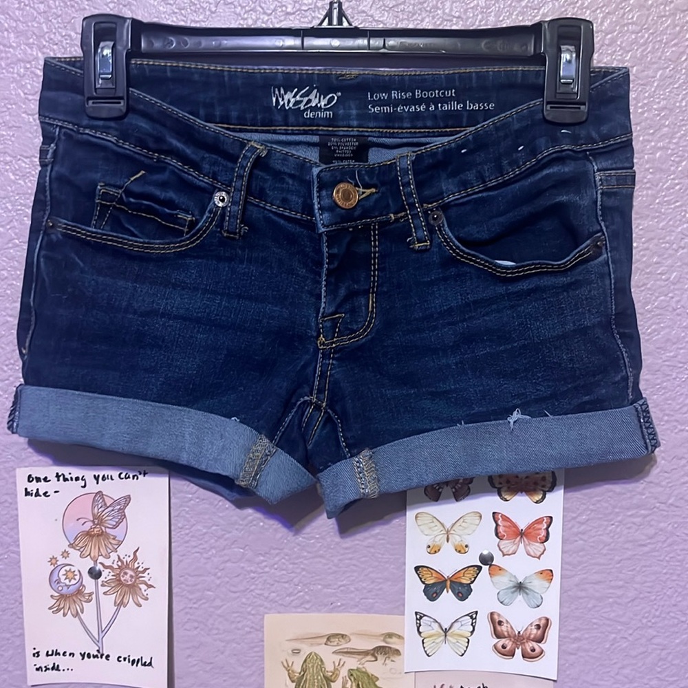 Mossimo denim low rise bootcut semi-évasté à taille basse